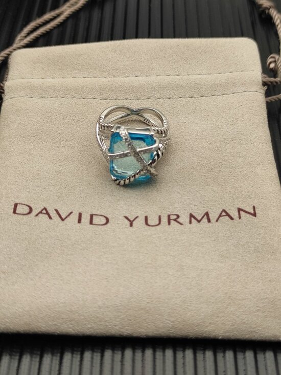 David Yurman Jewelry - David Yurman 925 Silver Ring with Original Pouch